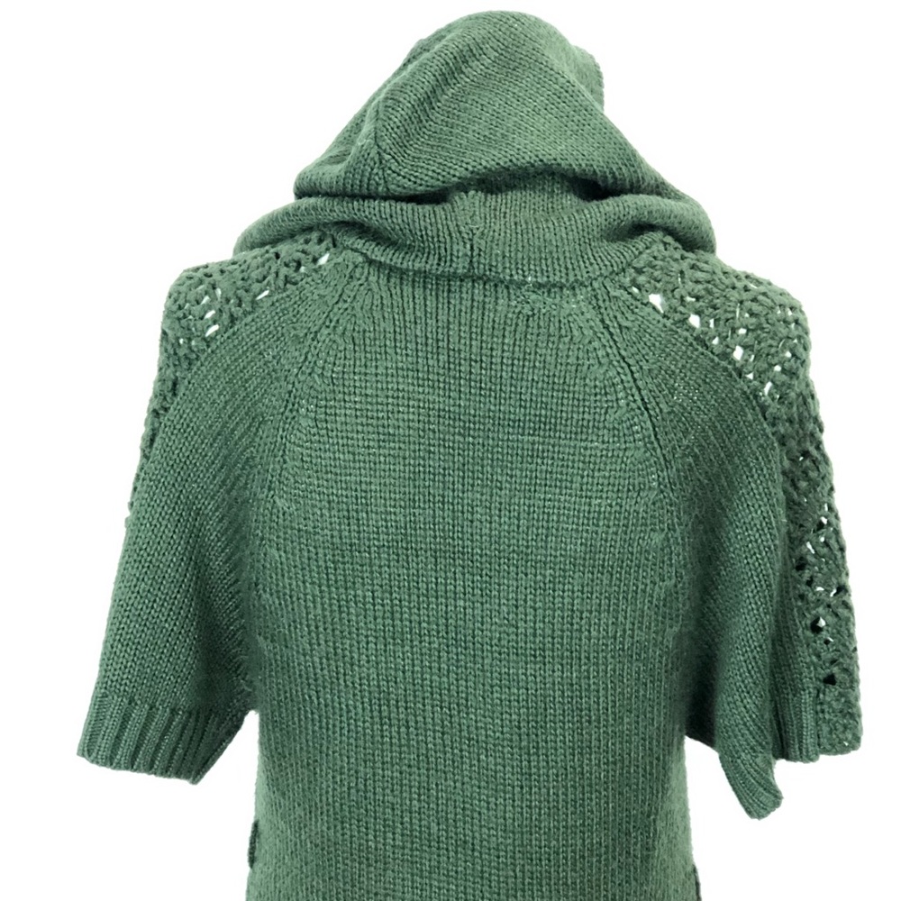 Green Knit Sweater C423 - Picture 6 of 7